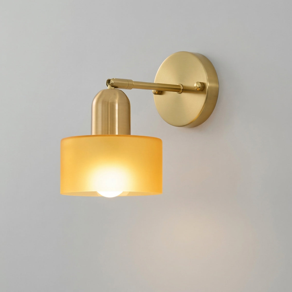 Colored Glass Bauhaus Wall Light – Retro Modern Wall Lighting
