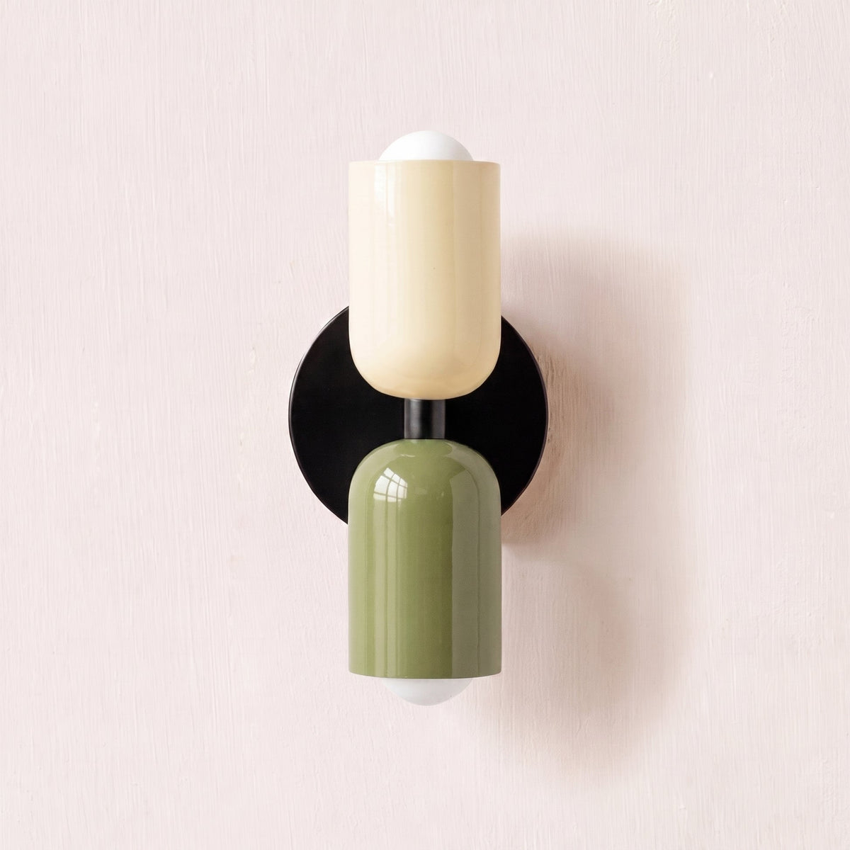 Scandinavian Colorful Wall Light – Dual-Shade Accent Lighting
