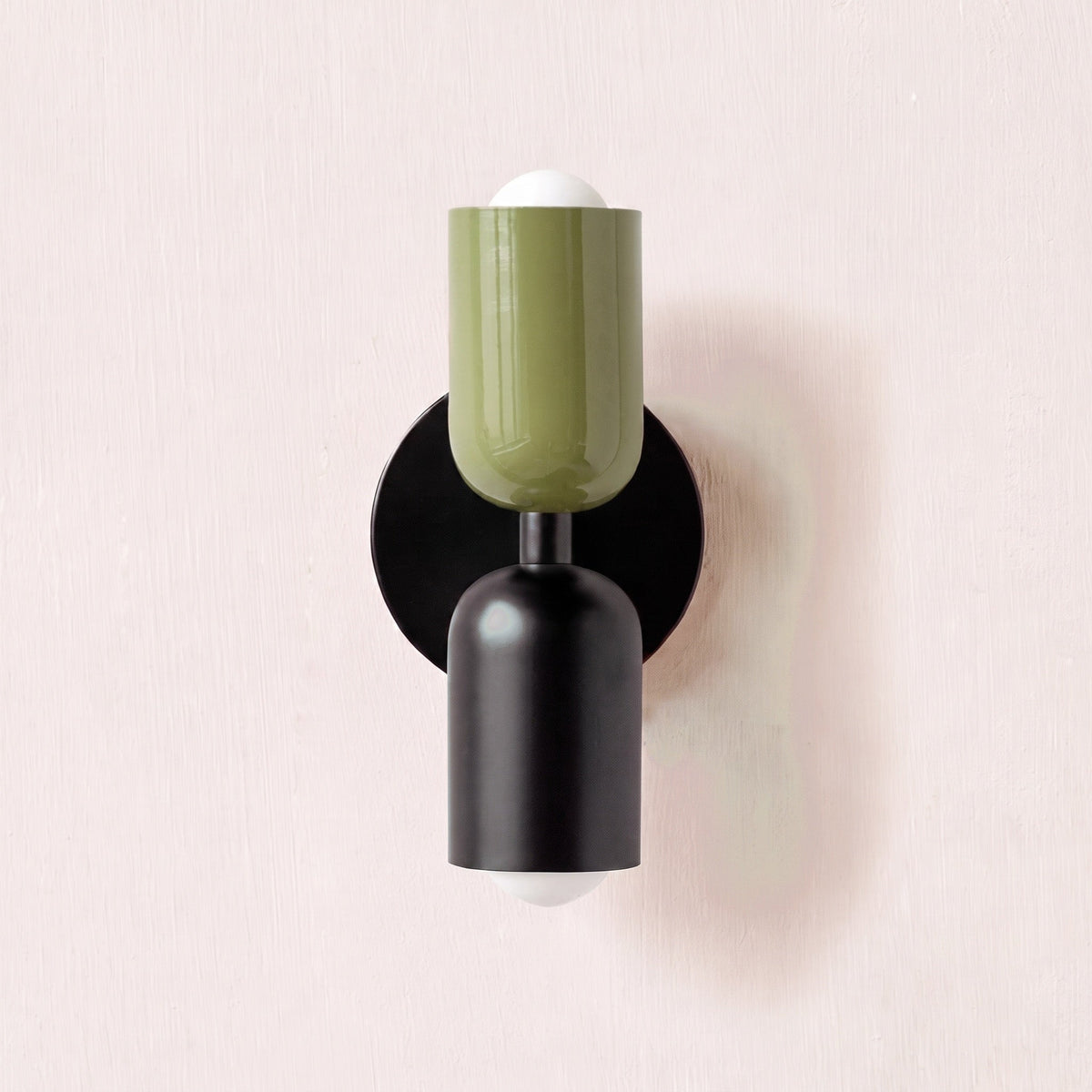 Scandinavian Colorful Wall Light – Dual-Shade Accent Lighting