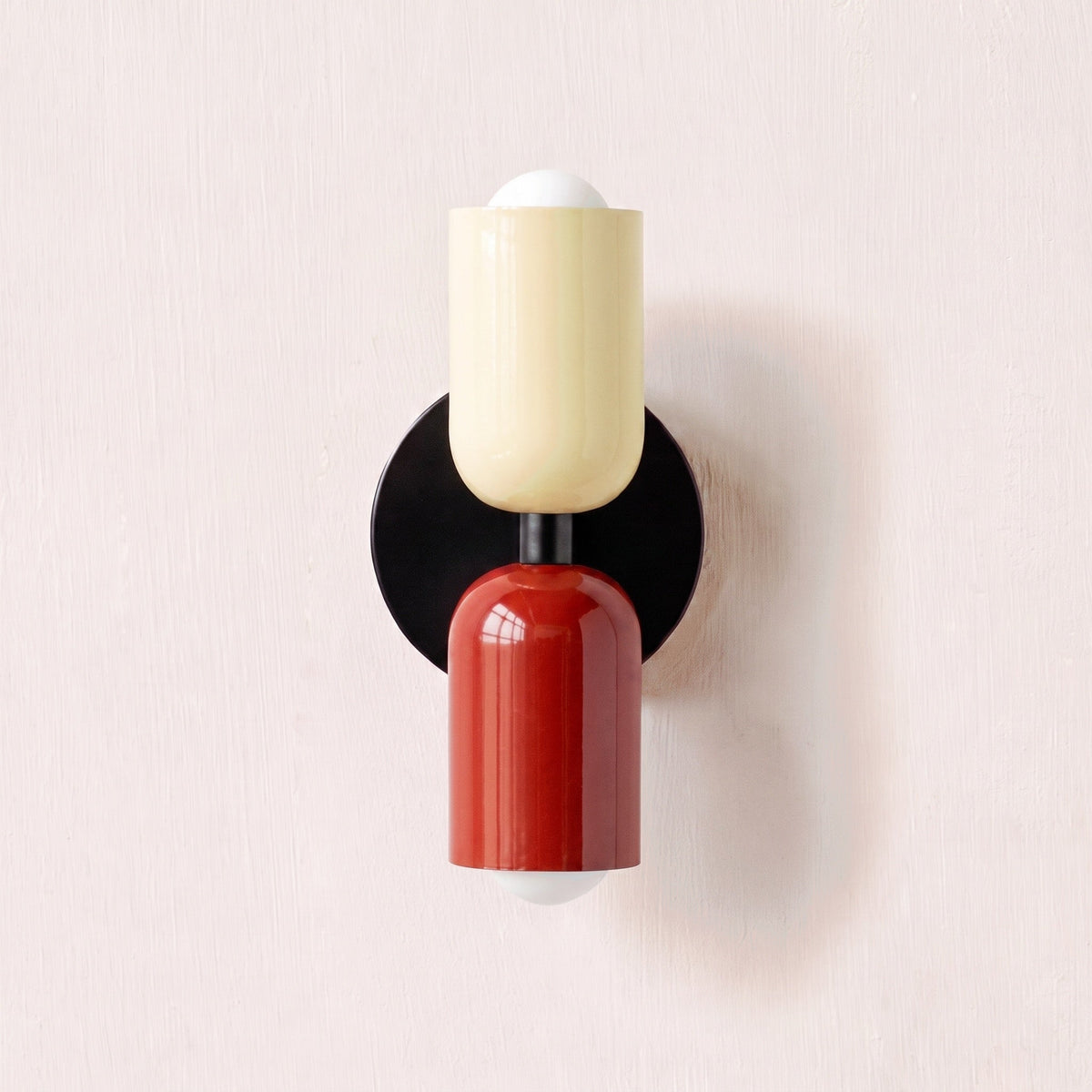 Scandinavian Colorful Wall Light – Dual-Shade Accent Lighting