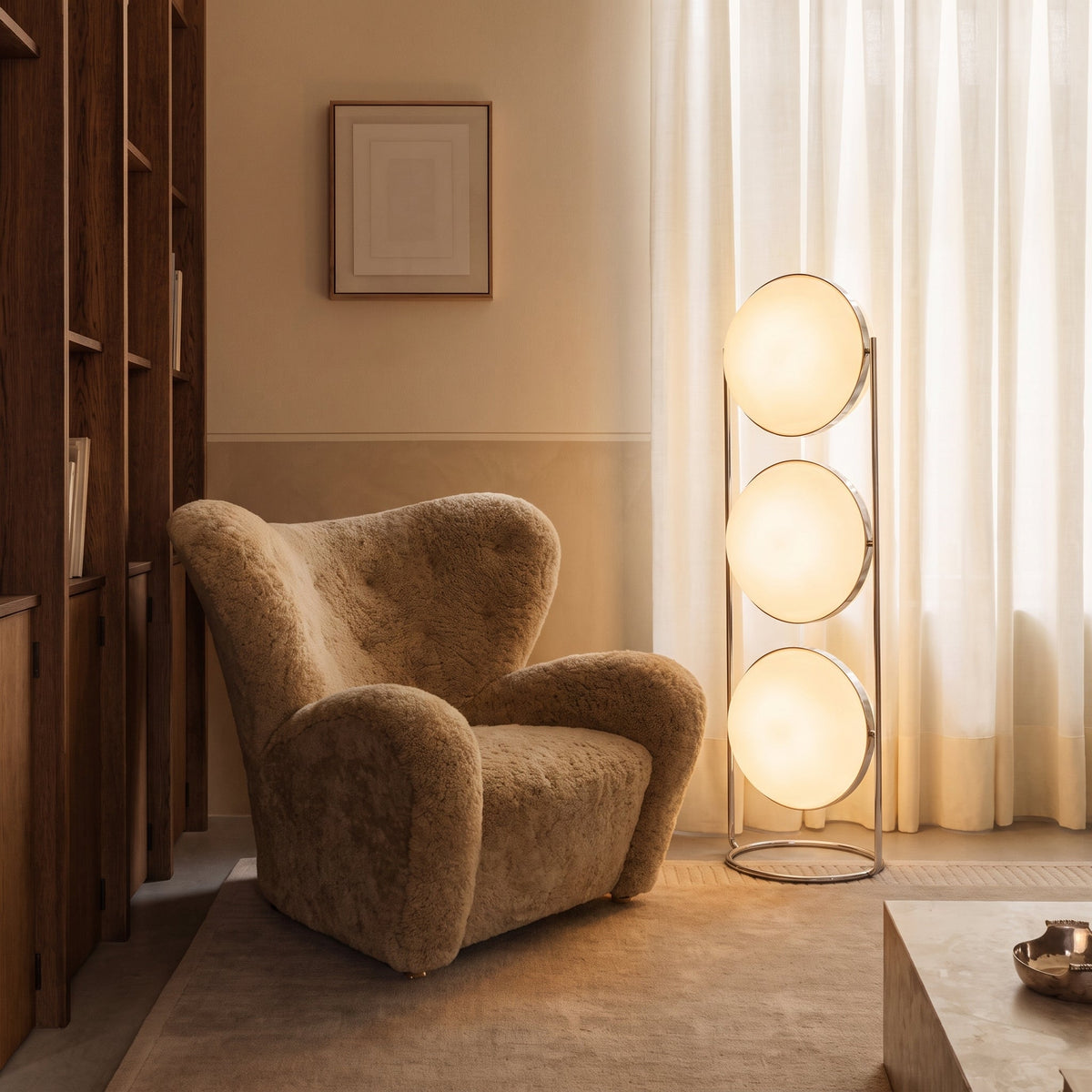 Mid-Century Modern Geometric Globe LED Lighting