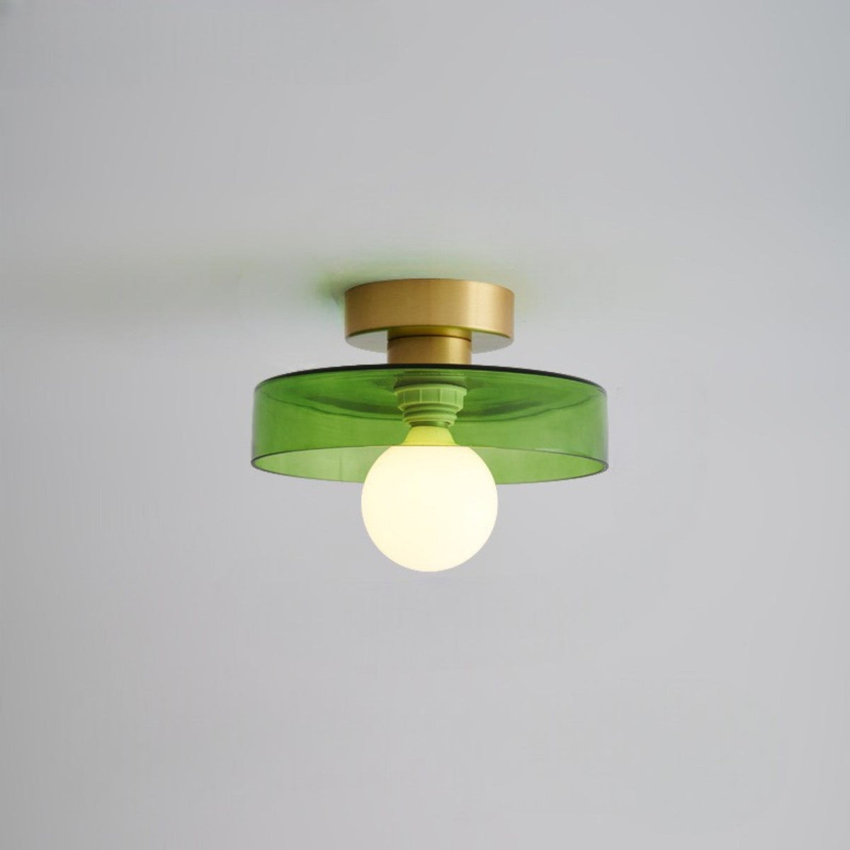 French Bauhaus Ceiling Light – Retro Glass Lighting for Modern Interiors