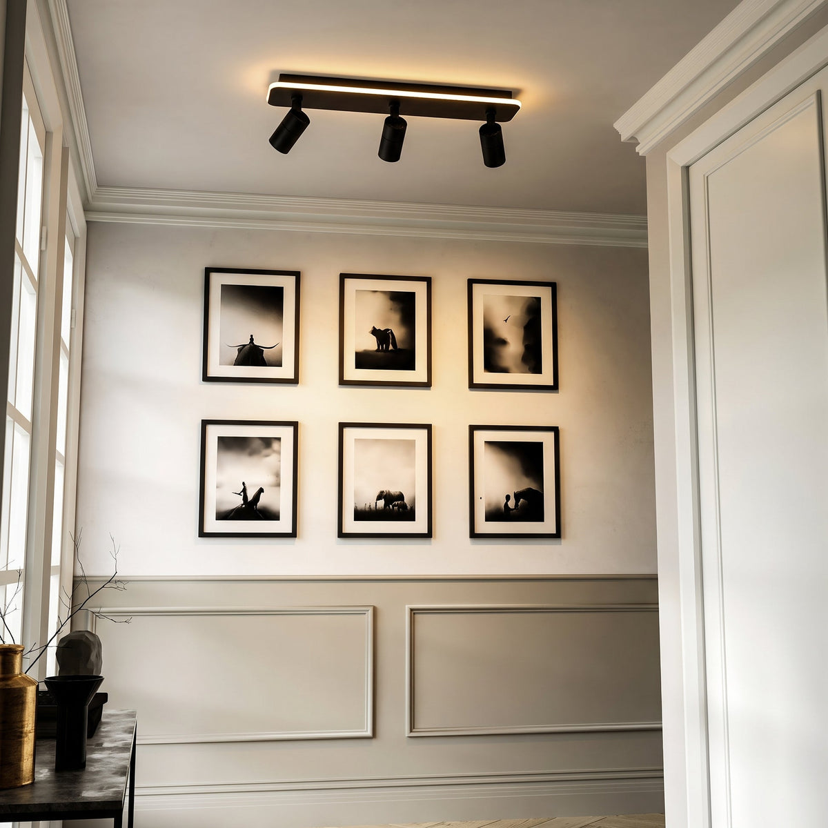 Modern Multi-Spot Ceiling Light – Adjustable LED Spotlight Lighting