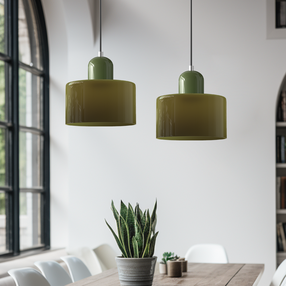 Creative Bauhaus Pendant Light – Colorful Retro Glass Lighting