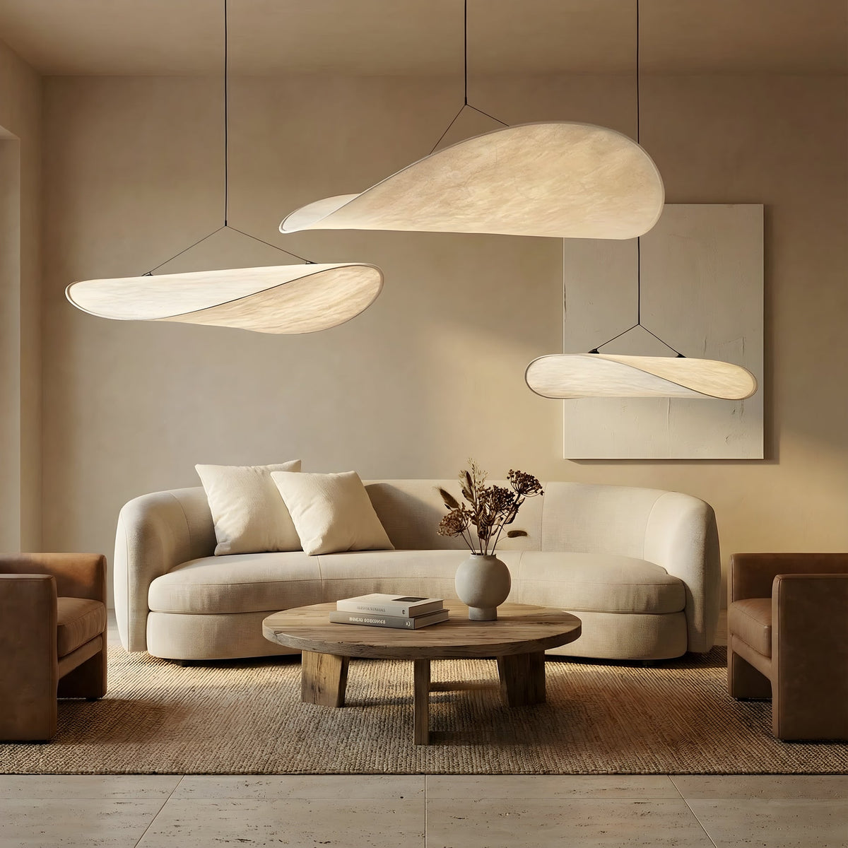 Japandi Pendant Light – Modern Minimalist Hanging Lighting