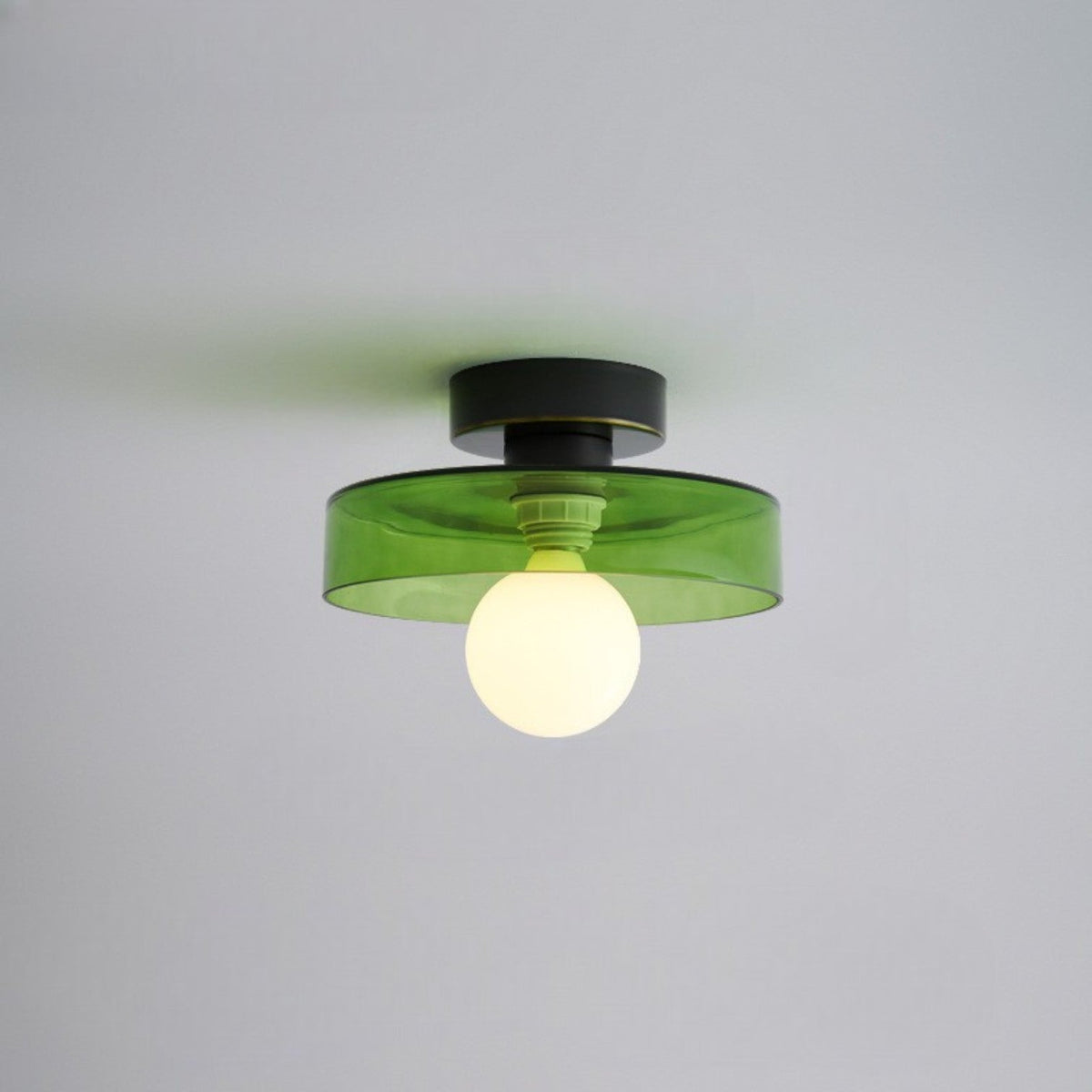 French Bauhaus Ceiling Light – Retro Glass Lighting for Modern Interiors