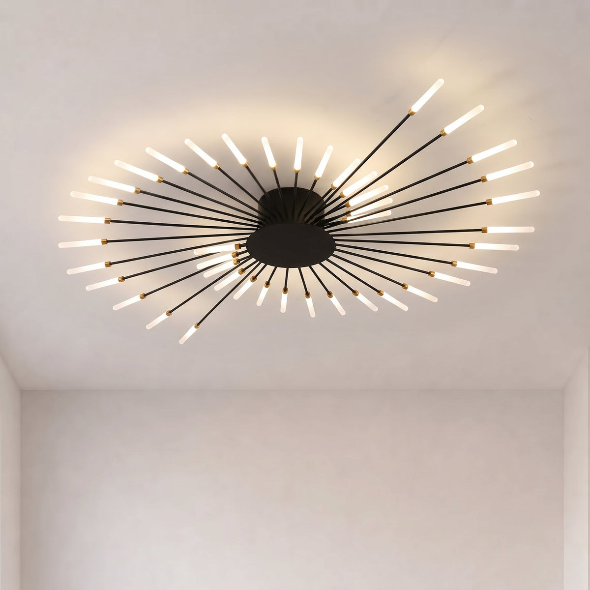 Sunburst LED Ceiling Light – Contemporary Starburst Lighting