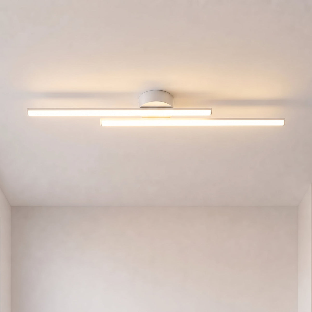 Double Linear LED Ceiling Light – Minimalist Bar Lighting