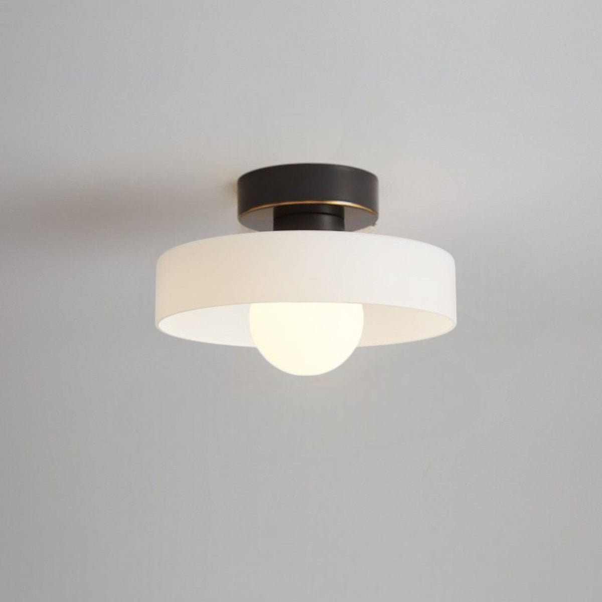 French Bauhaus Ceiling Light – Retro Glass Lighting for Modern Interiors