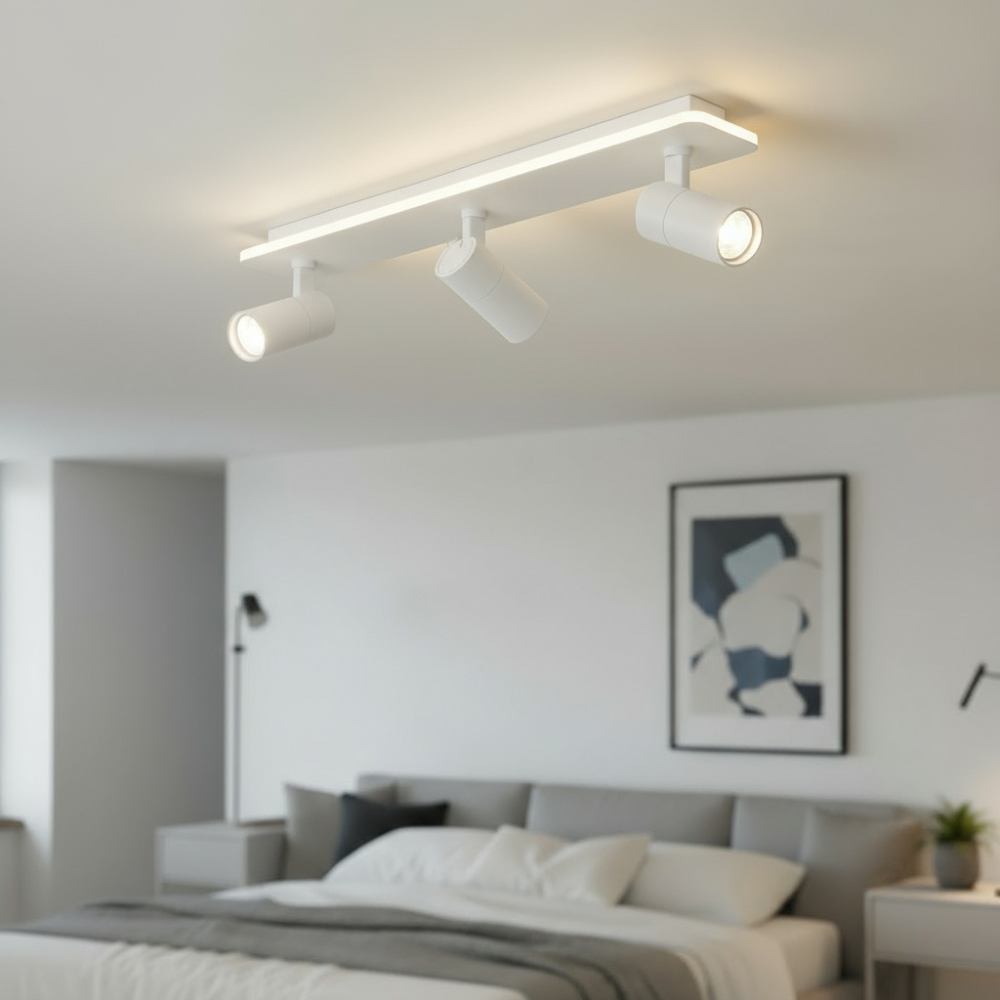 Modern Multi-Spot Ceiling Light – Adjustable LED Spotlight Lighting