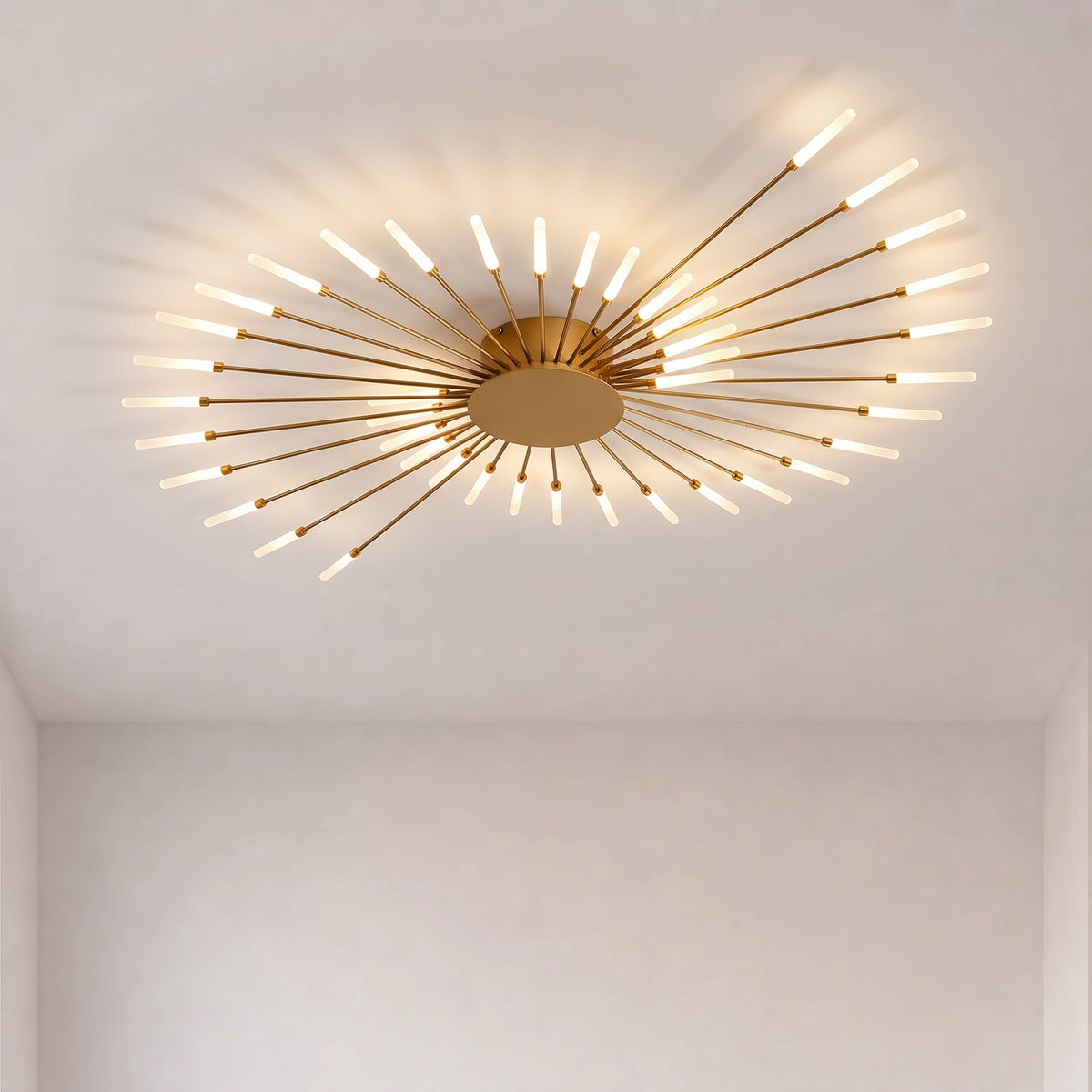 Sunburst LED Ceiling Light – Contemporary Starburst Lighting