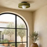 Bauhaus Glass Ceiling Light – Colorful Globe Lighting