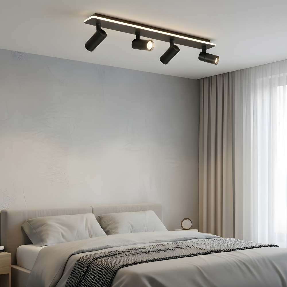 Modern Multi-Spot Ceiling Light – Adjustable LED Spotlight Lighting