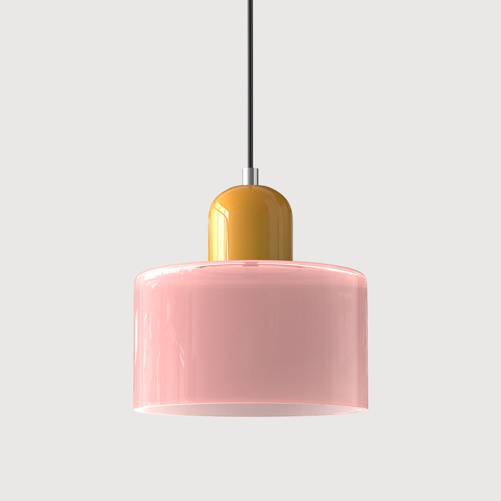Creative Bauhaus Pendant Light – Colorful Retro Glass Lighting