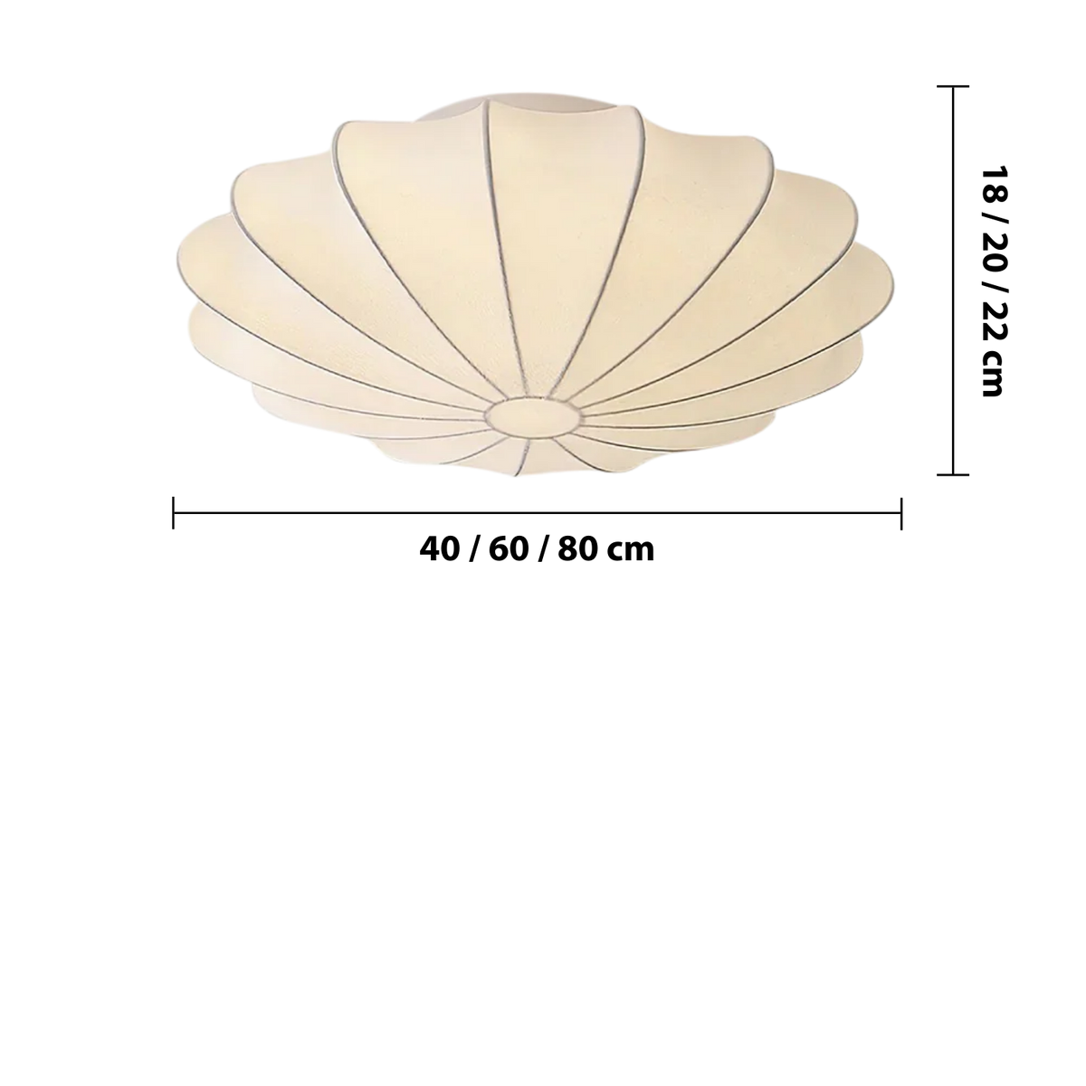Silk Fiber Ceiling Light – Modern Sculptural Flush Mount Lighting