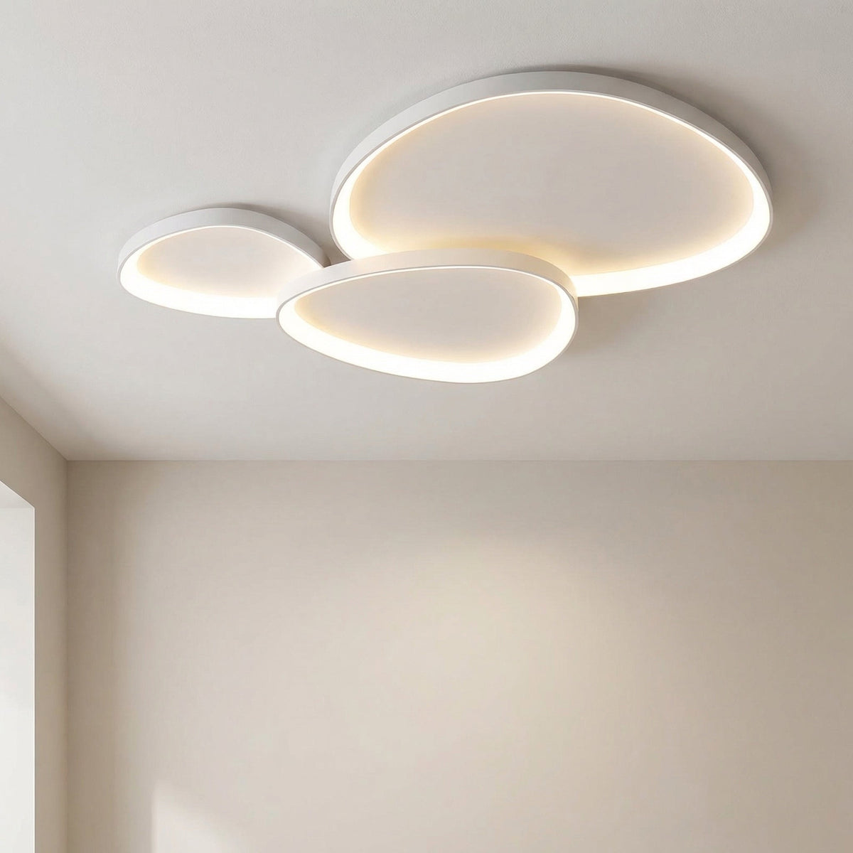 Modern Circular LED Ceiling Light – Contemporary Geometric Lighting
