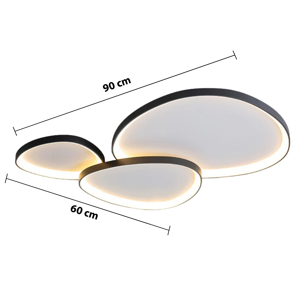 Modern Circular LED Ceiling Light – Contemporary Geometric Lighting