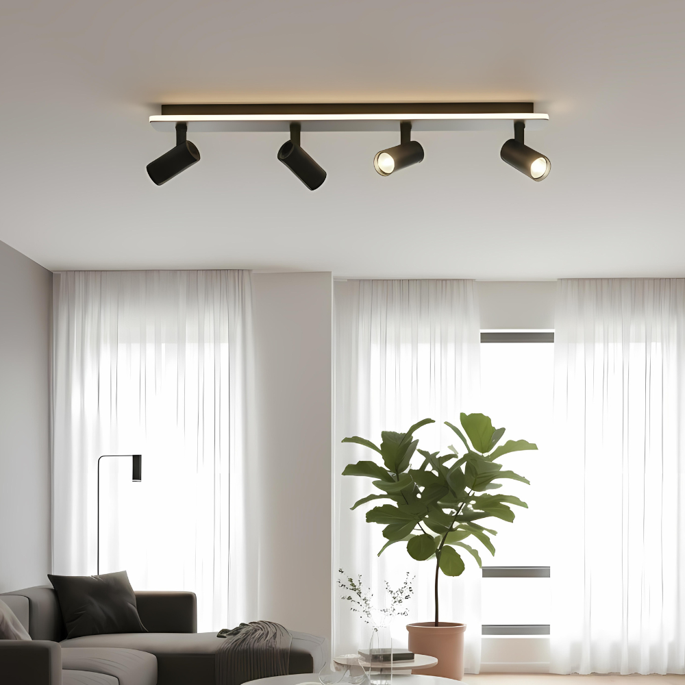 Modern Multi-Spot Ceiling Light – Adjustable LED Spotlight Lighting