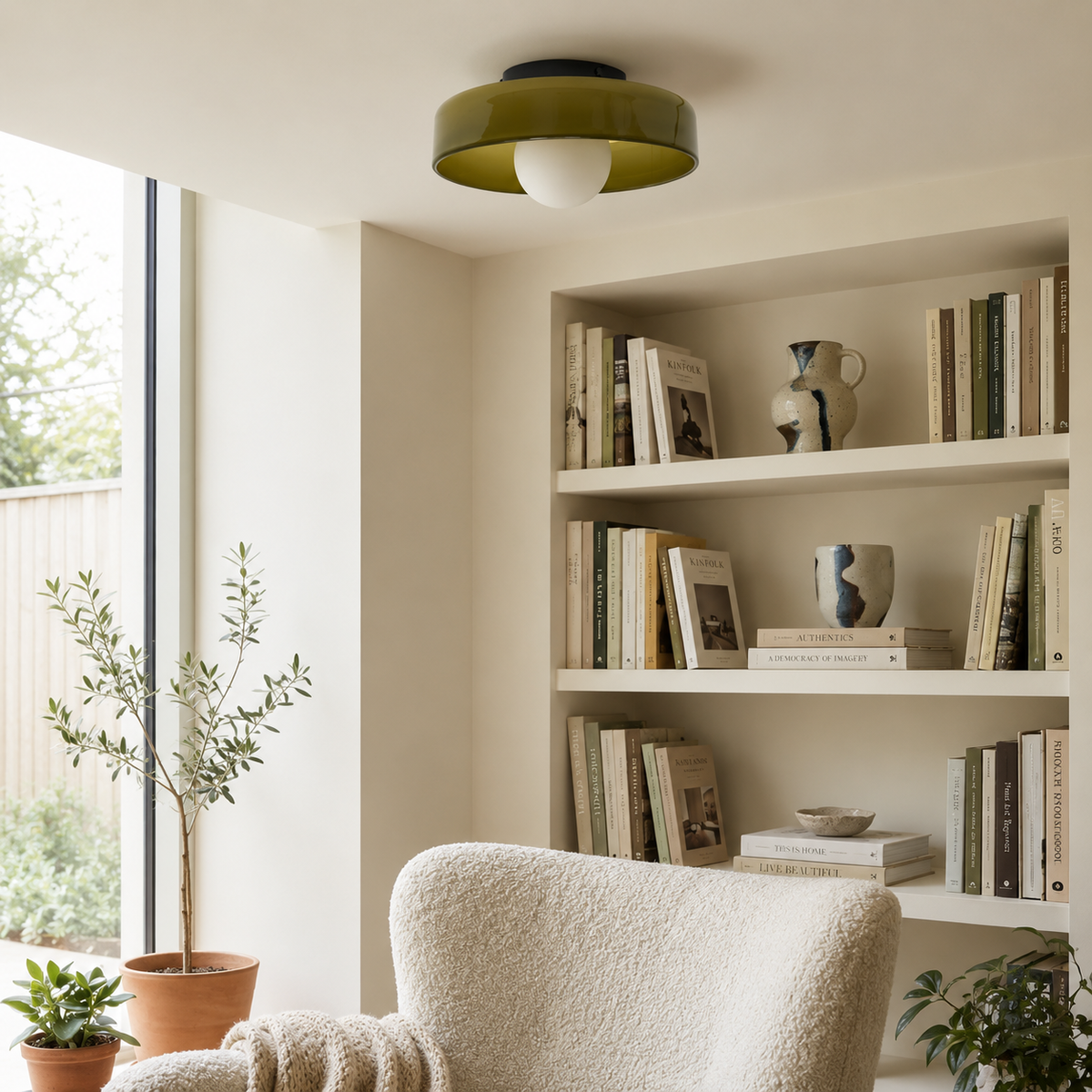 Bauhaus Glass Ceiling Light – Colorful Globe Lighting