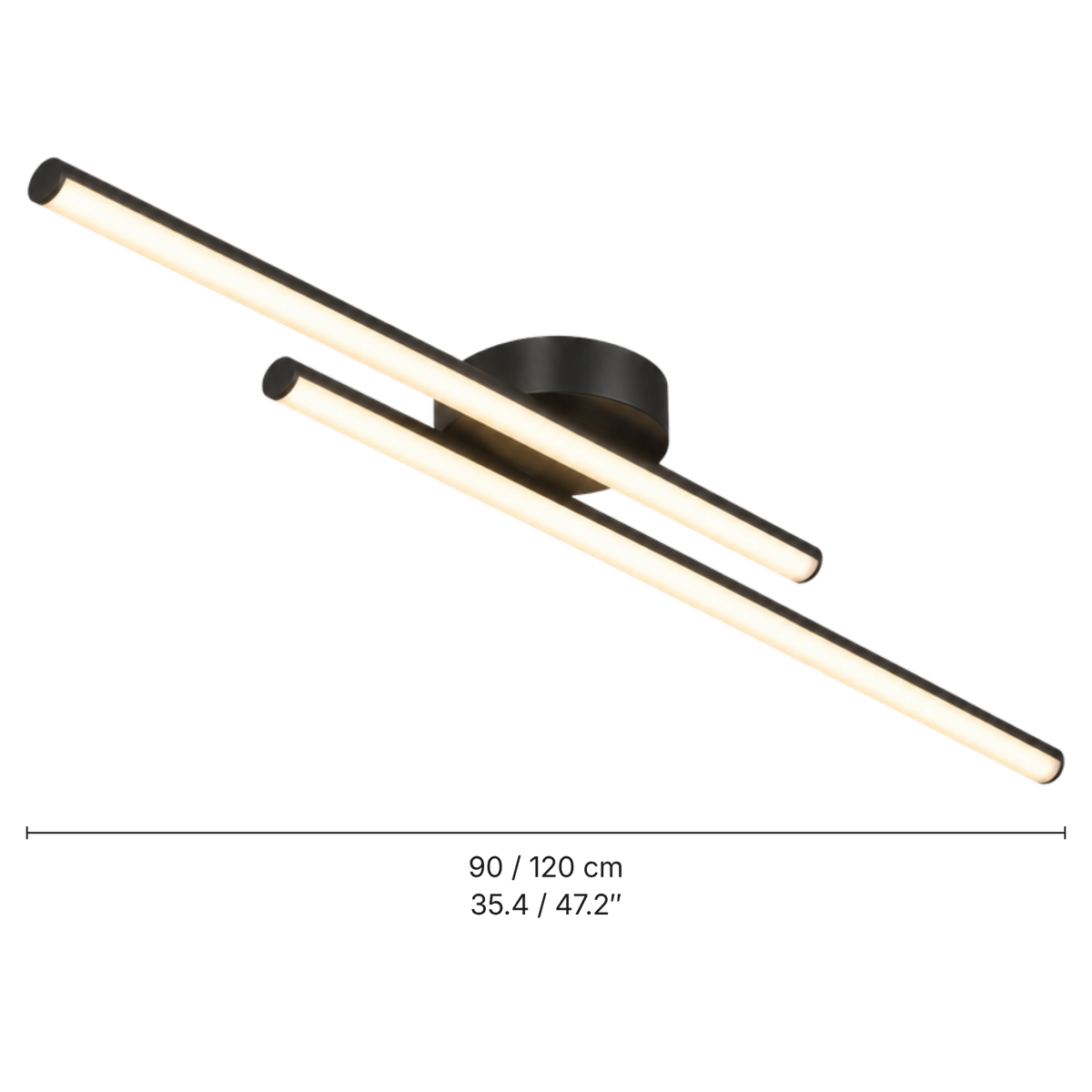 Double Linear LED Ceiling Light – Minimalist Bar Lighting
