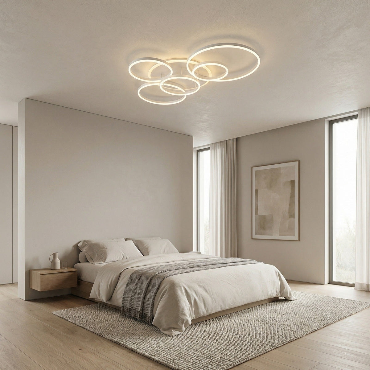 Randale's Ceiling Light – Modern Geometric LED Lighting