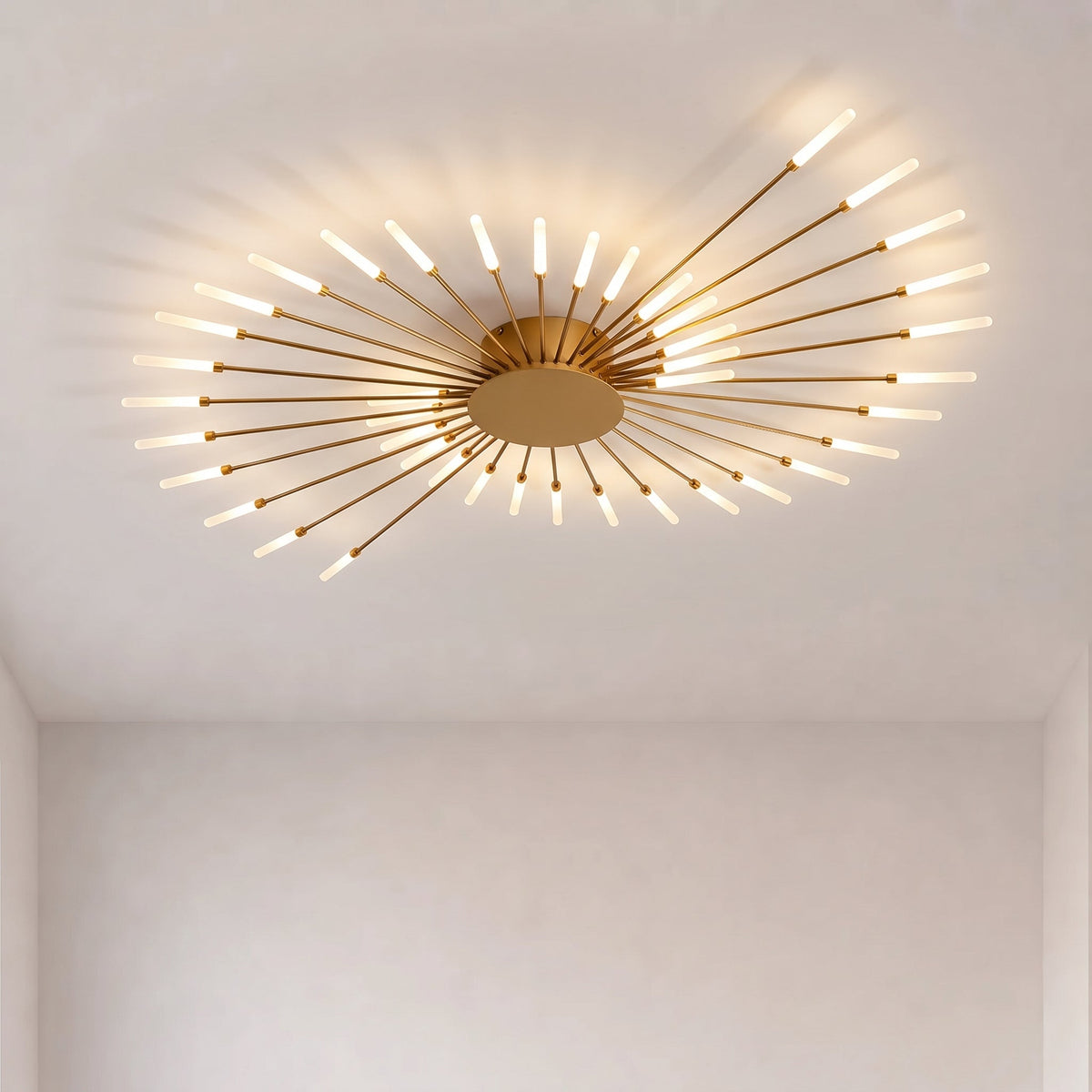 Sunburst LED Ceiling Light – Contemporary Starburst Lighting