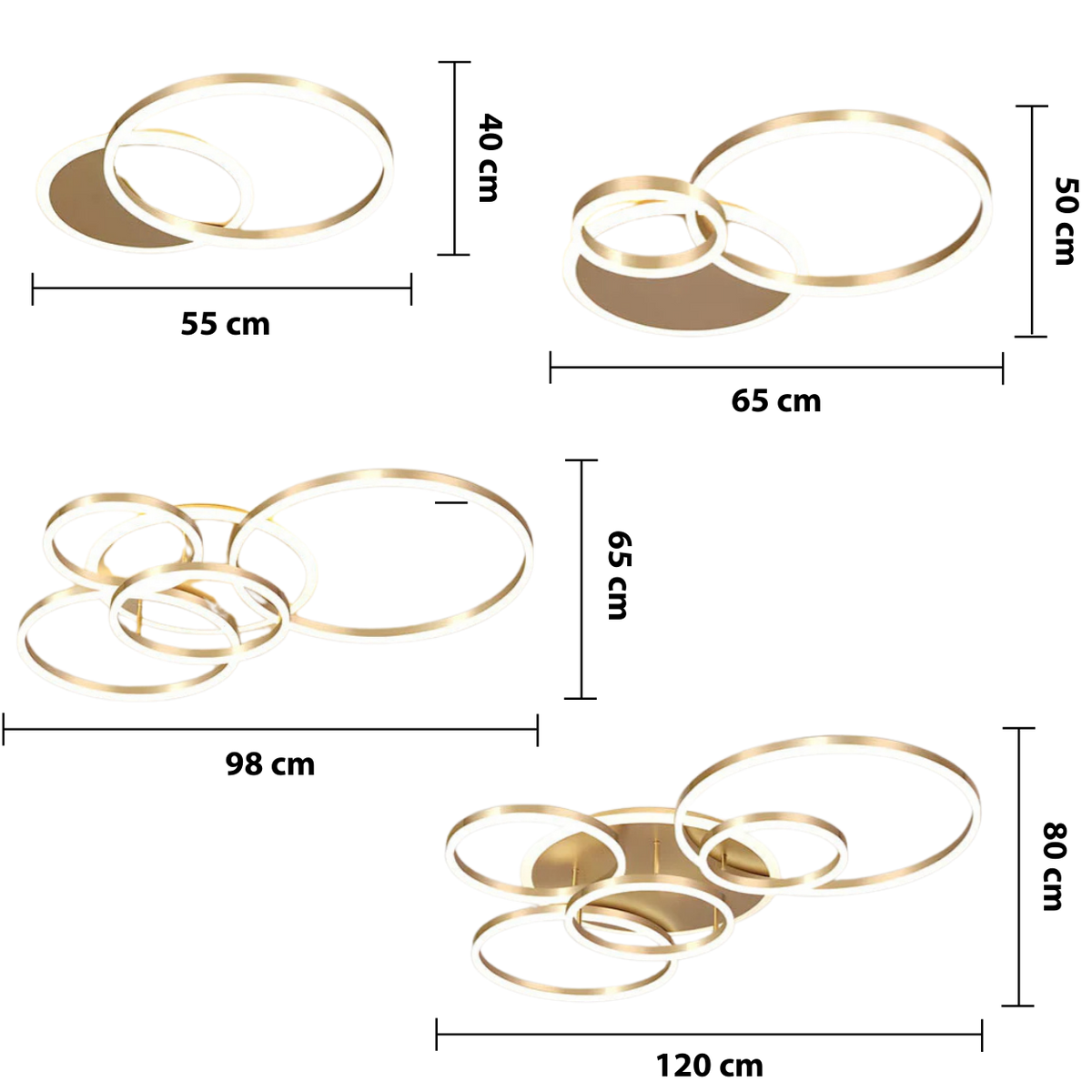 Randale's Ceiling Light – Modern Geometric LED Lighting