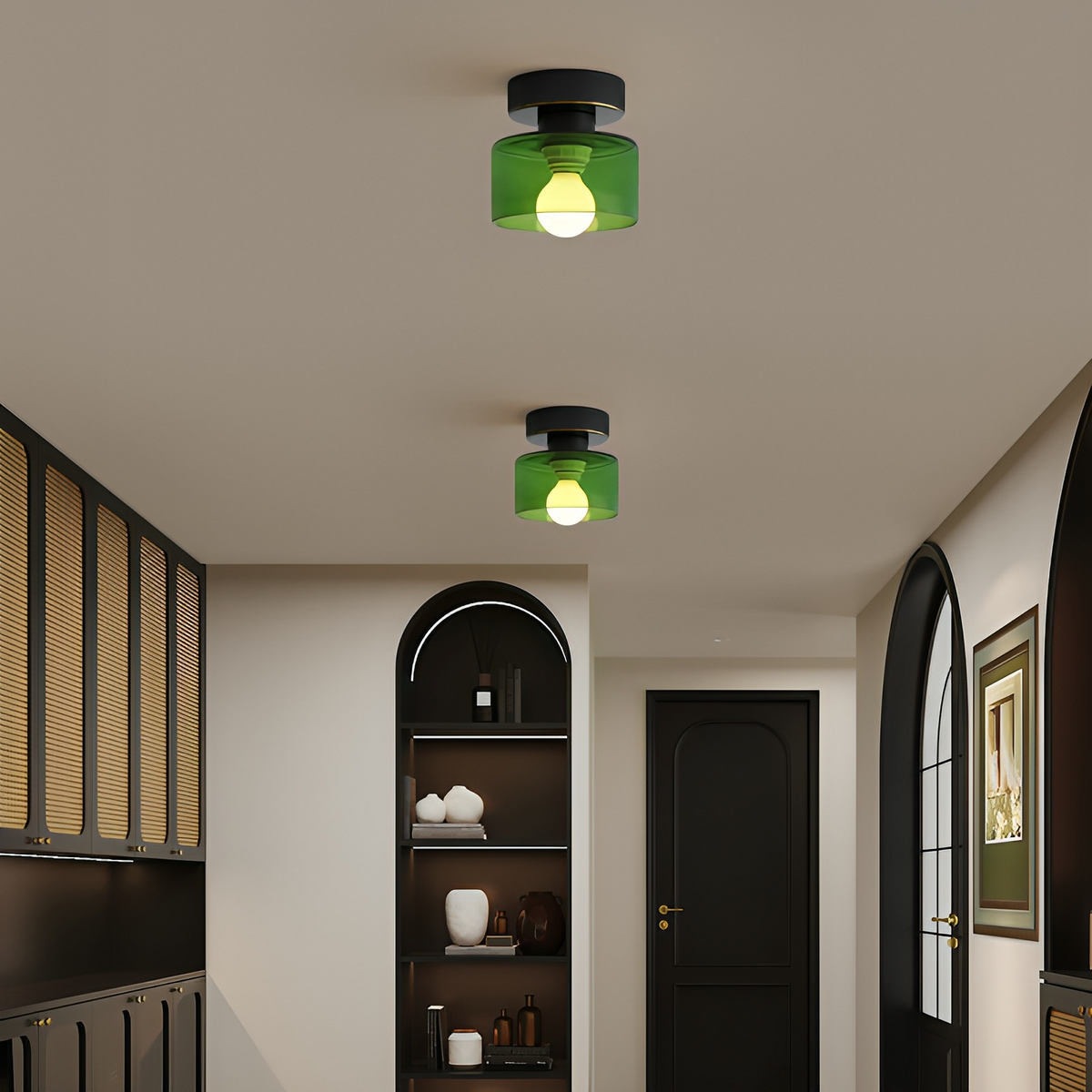 Creative Bauhaus Ceiling Spot – Modern Minimalist Glass Lighting