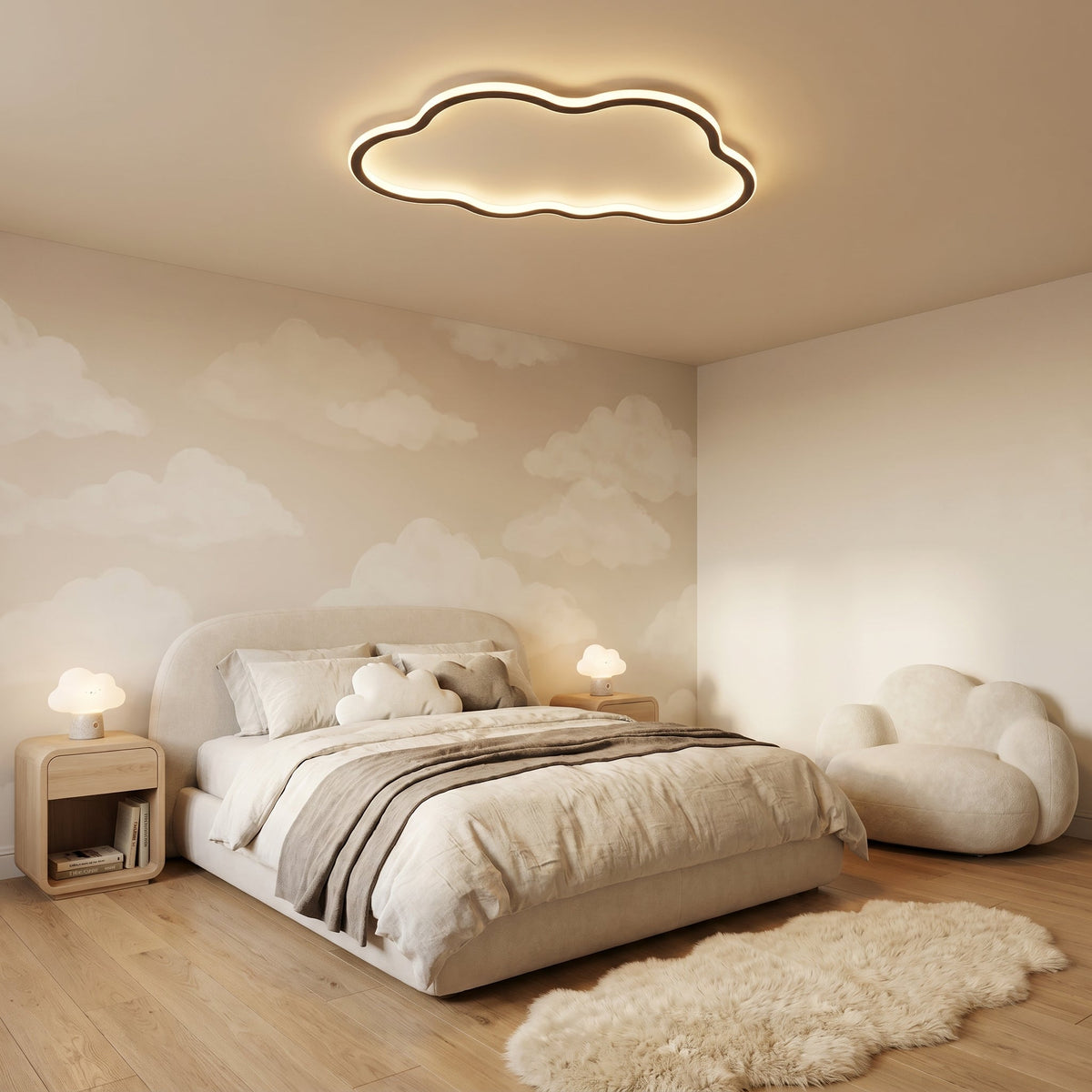 Modern Cloud Ceiling Light – Contemporary LED Lighting