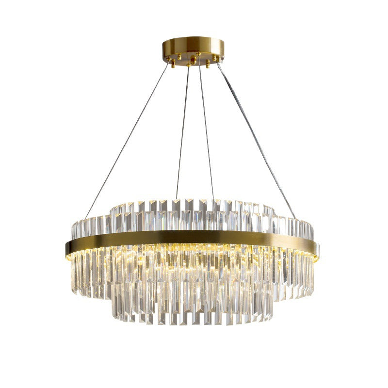 Luxury Crystal Chandelier – Elegant Modern Tiered Lighting