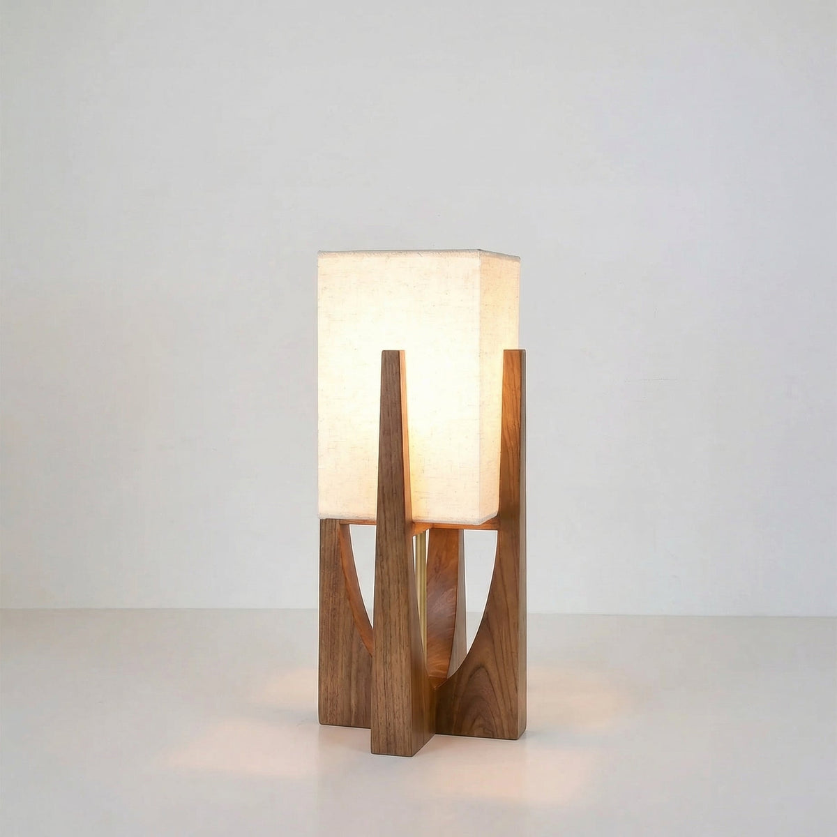 Japanese Style Wabi Sabi Floor Lamp – Minimalist Wooden Lighting