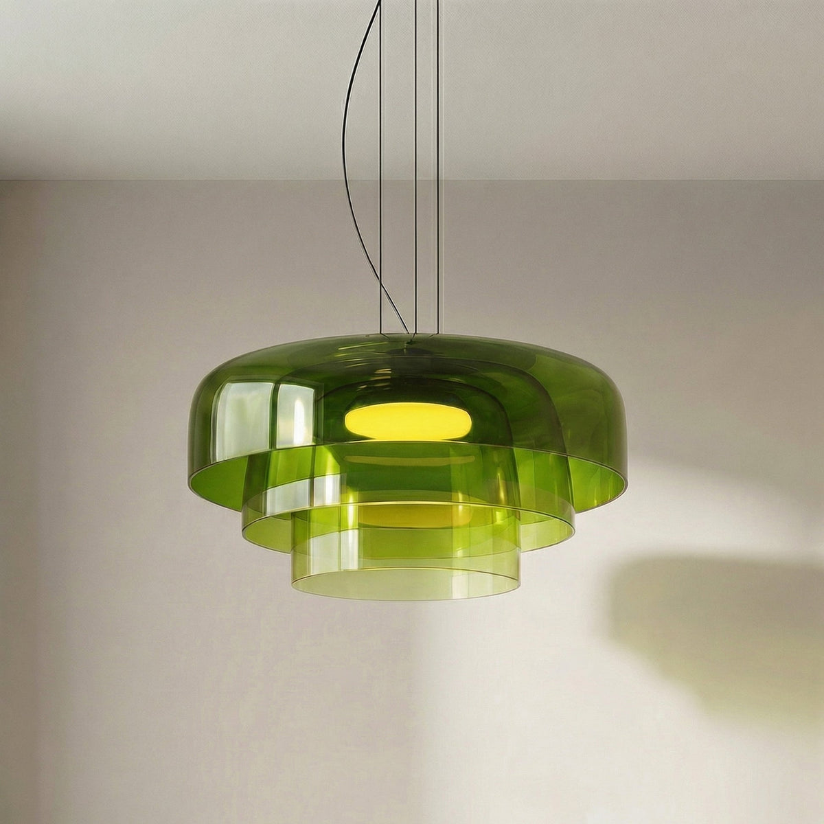 Glass Pendant Light – Modern Layered Glass Lighting