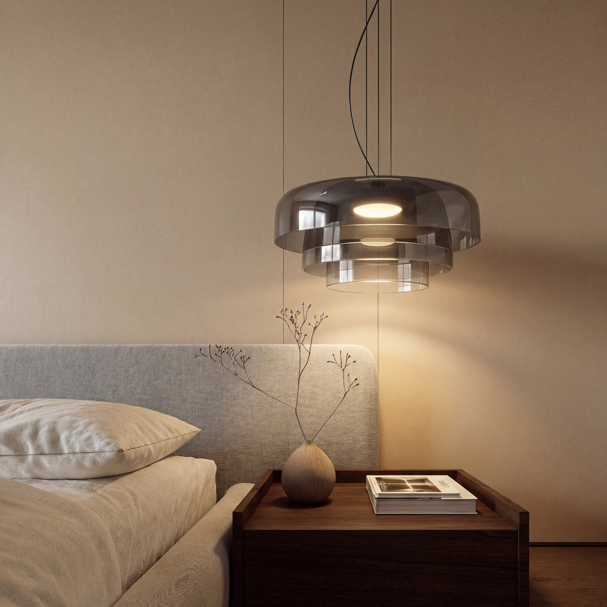 Glass Pendant Light – Modern Layered Glass Lighting