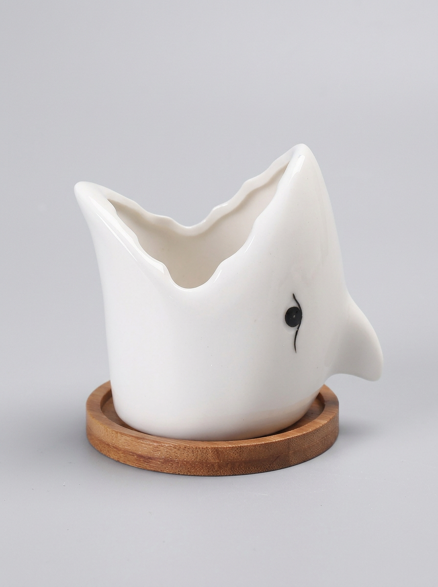 Indoor Flower Pot Shark Shape | Living Room