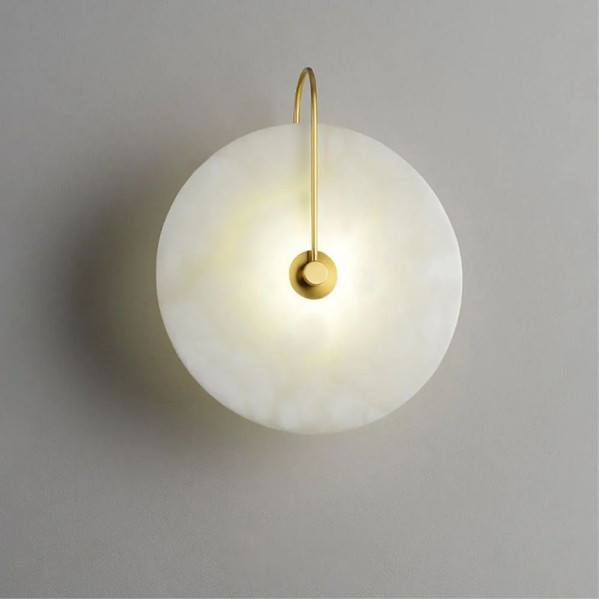 Alab Marble LED Wall Lamp – Elegant Alabaster Wall Lighting