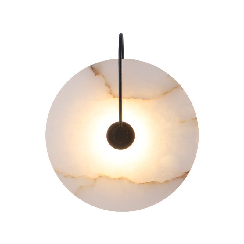 Alab Marble LED Wall Lamp – Elegant Alabaster Wall Lighting