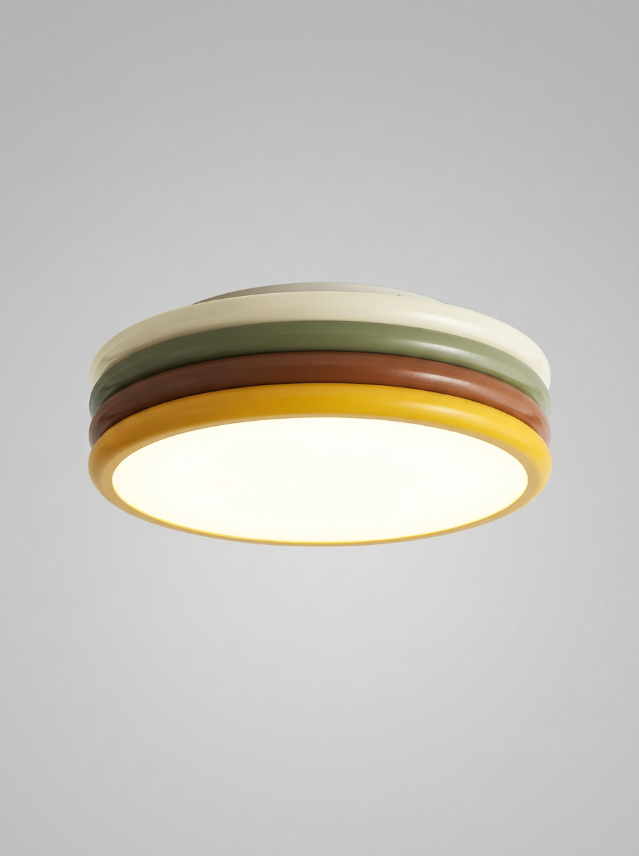 Living Room Ceiling Light Round Stripe | Retro
