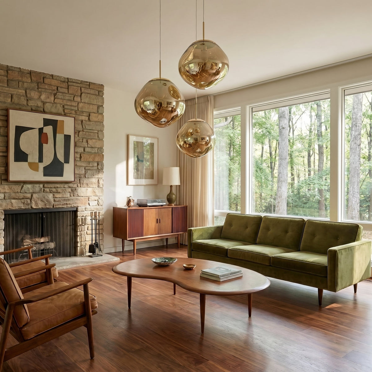 Melt Glass Pendant Light – Artistic Modern Glass Lighting