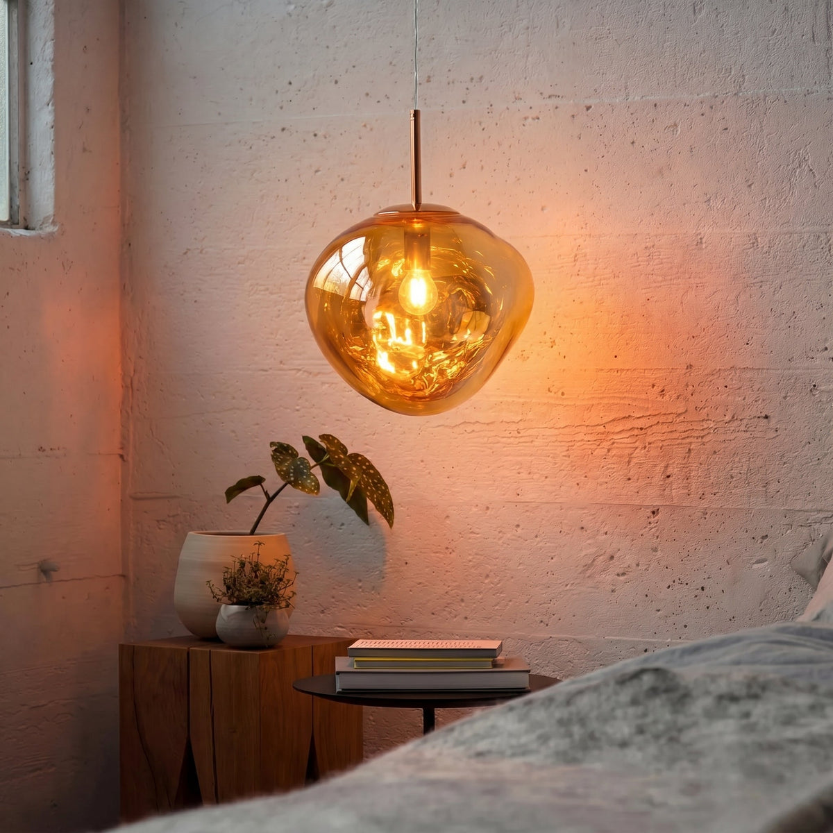 Melt Glass Pendant Light – Artistic Modern Glass Lighting