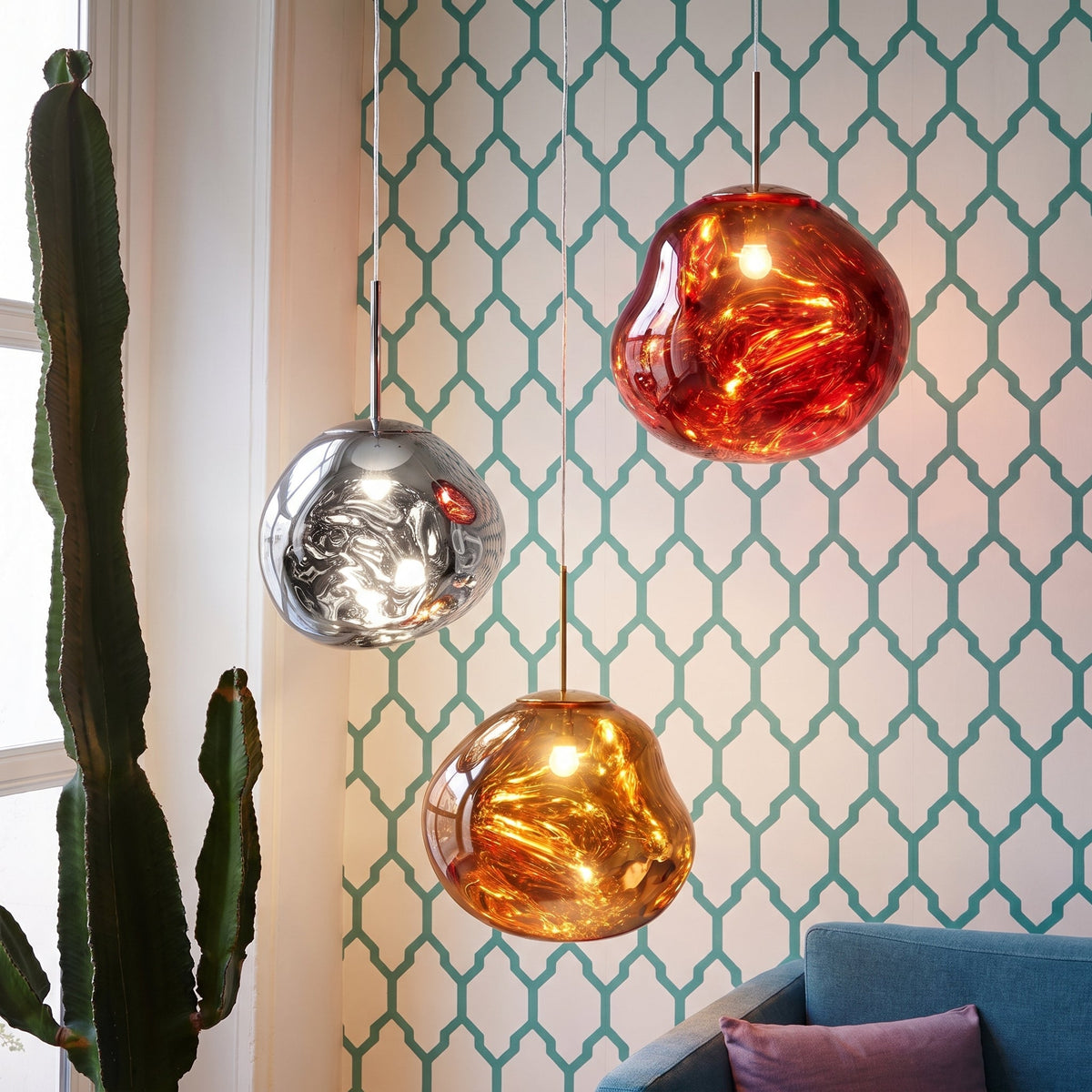 Melt Glass Pendant Light – Artistic Modern Glass Lighting
