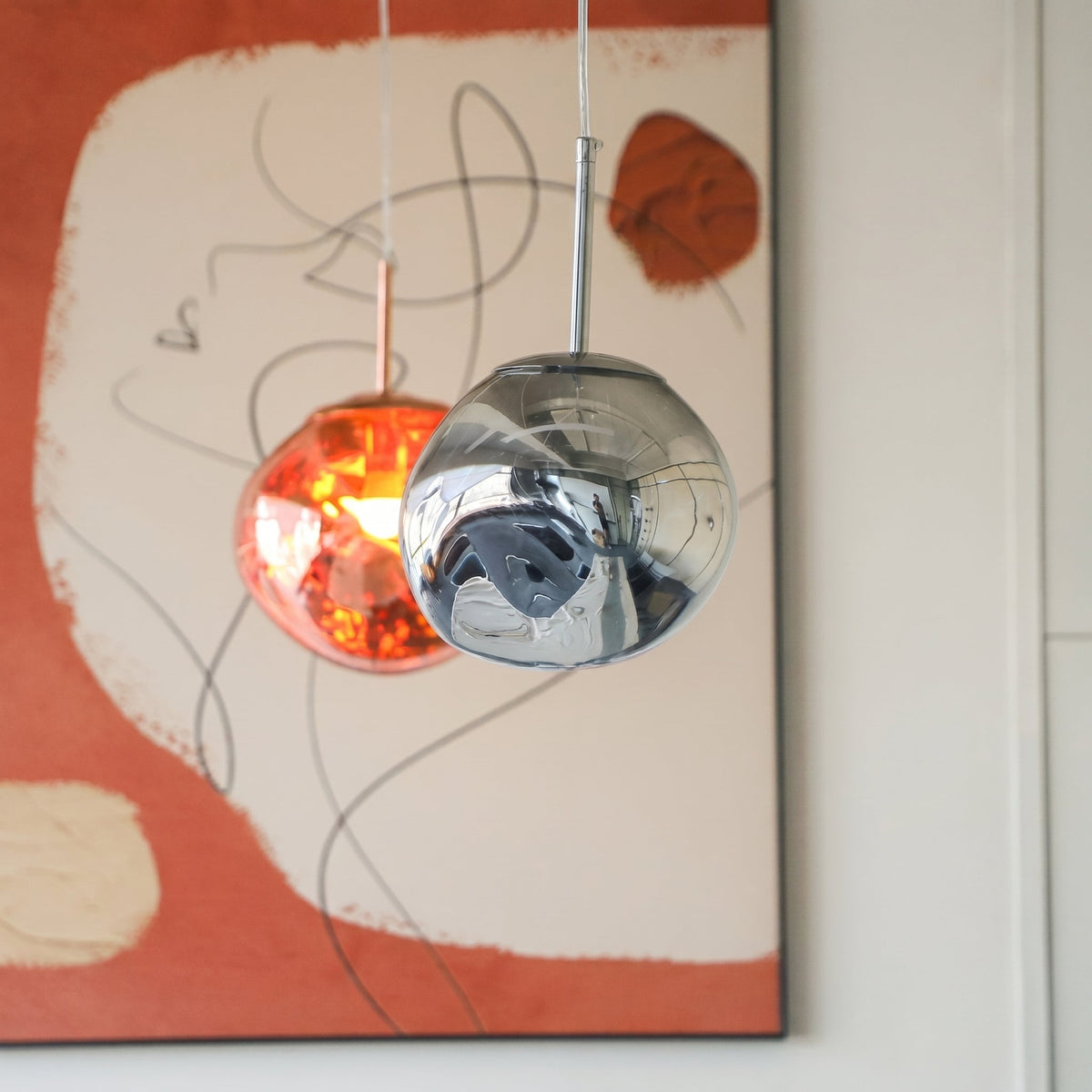 Melt Glass Pendant Light – Artistic Modern Glass Lighting