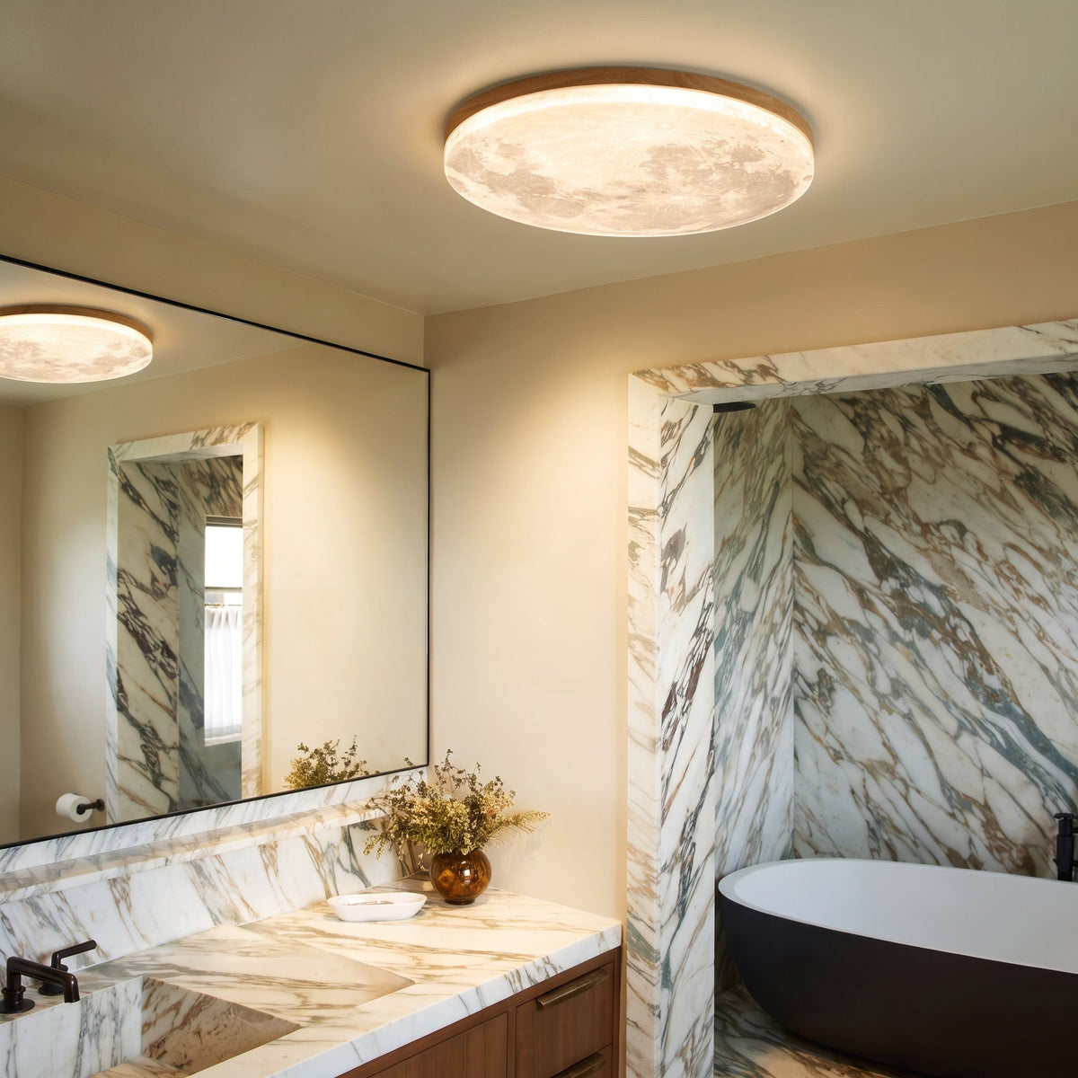 Moon Ceiling Light – Modern Lunar Inspired LED Lighting
