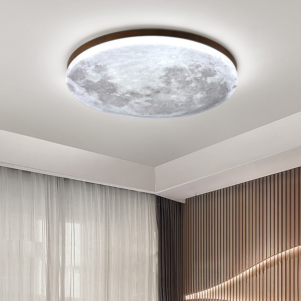 Moon Ceiling Light – Modern Lunar Inspired LED Lighting