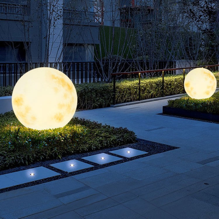 Moon Garden Solar Powered Lamp – Decorative Outdoor Moon Lighting