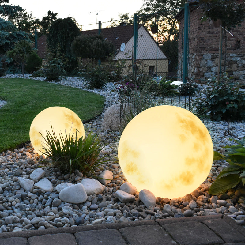 Moon Garden Solar Powered Lamp – Decorative Outdoor Moon Lighting