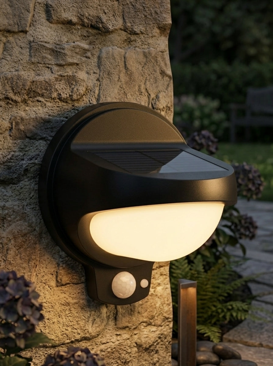 Outdoor Wall Light Solar LED | Garden