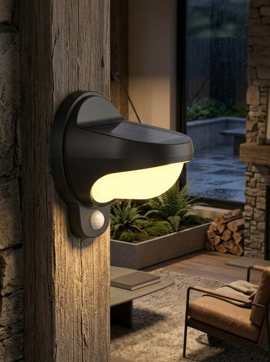Outdoor Wall Light Solar LED | Garden