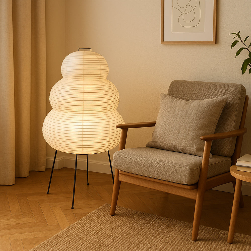 Rice Paper Table Lamp – Japanese Inspired Ambient Lighting