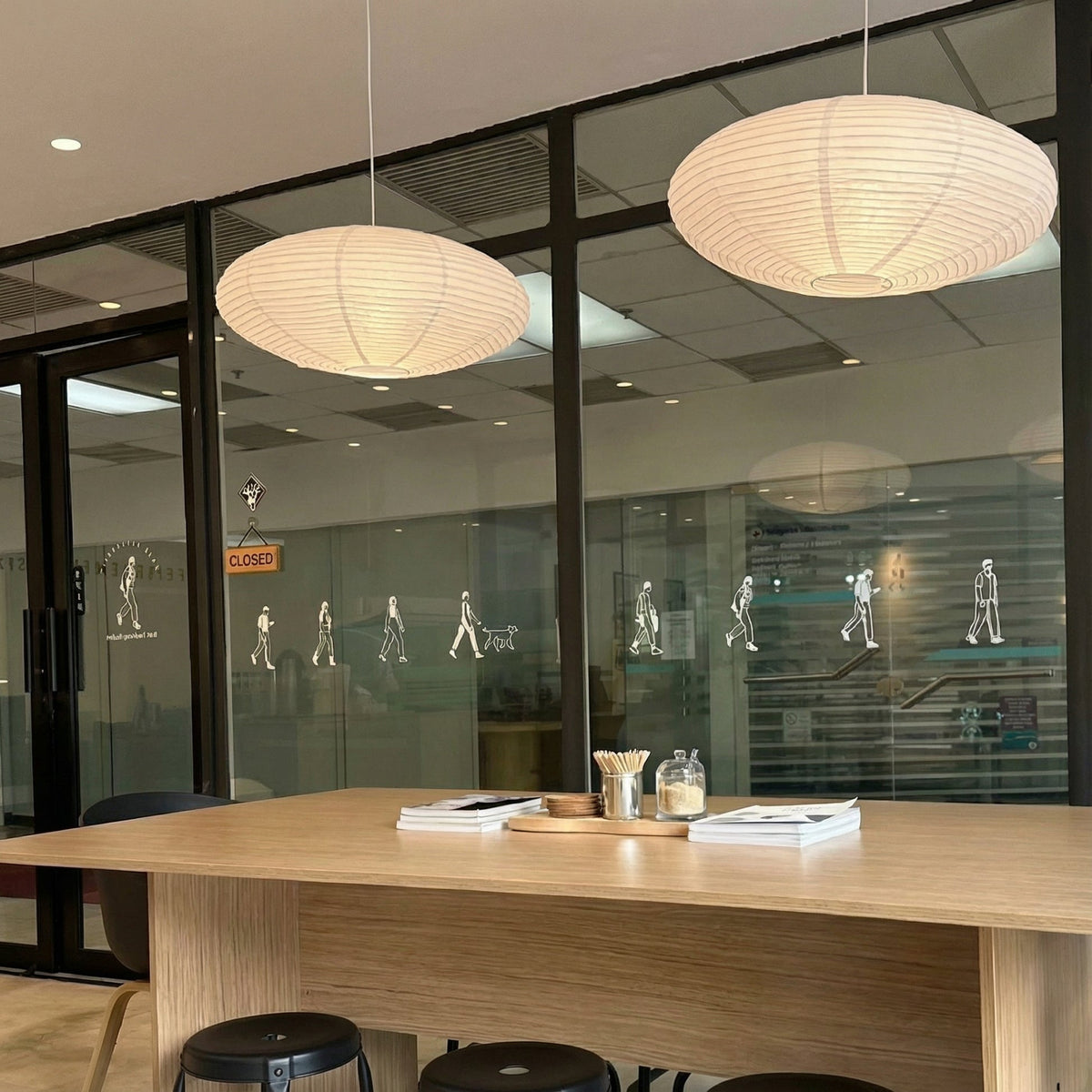 Wabi's Paper Pendant Light – Japanese Inspired Hanging Lighting