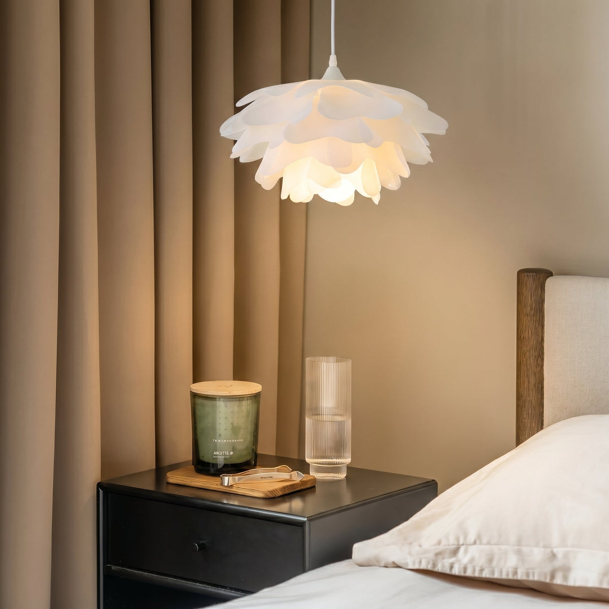 Flower Petal Pendant Light – Modern Layered Hanging Lighting